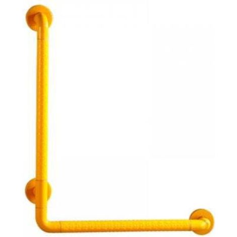 Non-slip, illuminated wall-mounted shower grab bar, barrier-free safety support bar for bathroom (68x38cm)