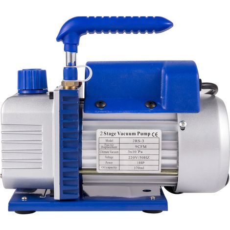 Pompe à vide pour climatisation 370ml, 533 L/min (9CFM), 746W (1HP), idéale pour dégazage et chambre à vide. (1/5)