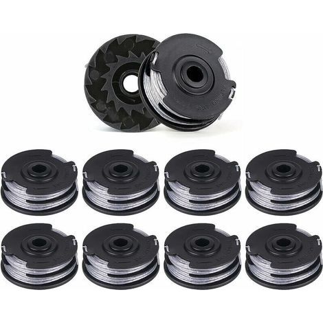 Ulisem 10er-Pack Ersatzfadenspulen für Doppelfaden-Freischneider, Länge 6 m x 1,6 mm, passend für Bosch Modelle ART 30-36 LI, ART 30, ART 27 und ART 24. (1/5)