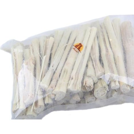 Bâtons de bambou à mâcher pour lapins, chinchilla cochons d'Inde, gerbilles et autres petits animaux domestiques (1/4)