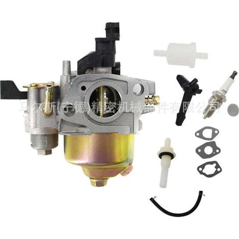 Carburateur et Pompe à Eau pour Moteur 168F, Kit Complet avec Joints, Filtre, Bougie d'Allumage et Composants de Pompe de Générateur (1/4)