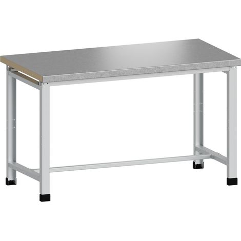 PROVOST - Recouvrement tôlé galvanisé pour plateaux d'établi Optim - 150 x 100 cm