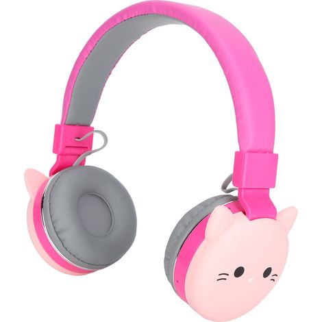 Kinderkopfhörer mit Mikrofon und niedlichem Tiermotiv (Kätzchen) – Bluetooth 5.0 (1/5)
