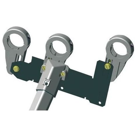 Support Satellite - CAHORS - 0914517 - 3 LNB - Compatible Astra 19,2° et 28,2° - Hotbird 13°