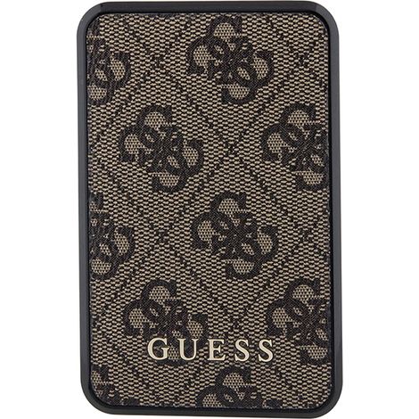 Batterie externe Guess 10 000 mAh 18 W 4G, cuir marron