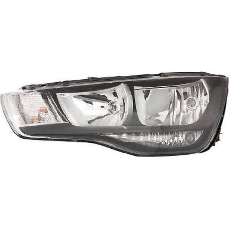 Feu phare avant gauche (conducteur) Audi A1 de 2010 a 01/2015 Halogene noir-42212338 (1/2)