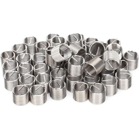 Inserts De Filetage - M10x1x1 5D - Acier Inoxydable SUS304 - Pour Réparation Et Conversion De Filetages - 50 Pièces (1/5)