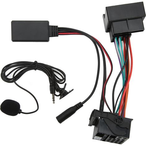Micro-cravate pour talkie-walkie, 2 broches, indicateur LED, haut-parleur orientable 360°, adapté au BaoFeng UV-5R (1/5)