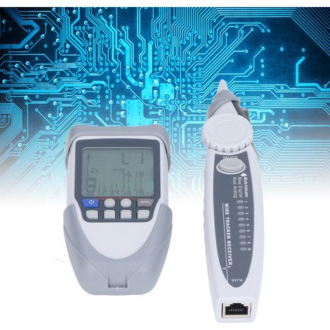 Testeur de Câble Réseau Numérique Analogique PoE avec Écran LCD