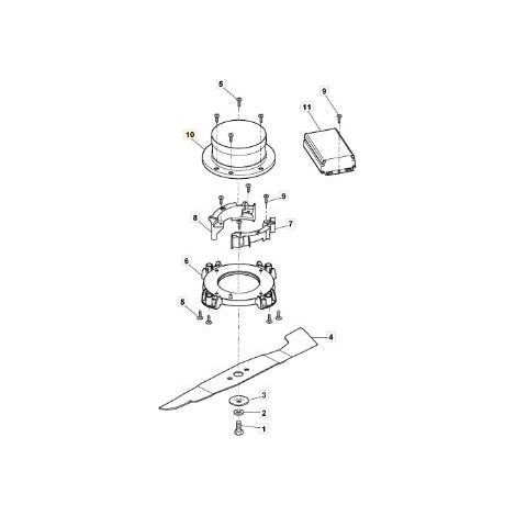 MOTOR ELÉCTRICO BATERIA 48V x SLM 340-380 ORIGINAL STIGA - 118563519/0