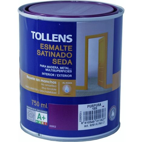 Tollens Esmalte Satinado al agua Púrpura 750 Ml