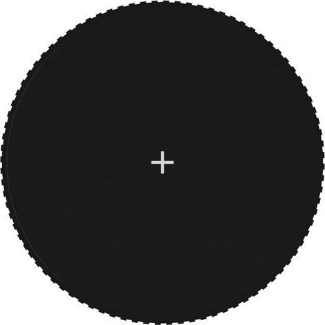 Tapis de saut Tissu Noir pour trampoline rond de 4,57 m vidaXL