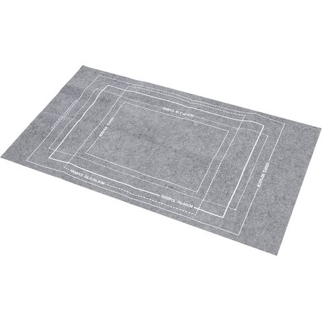 Tapis Puzzle Felt 26x46in Gris - Jouet Éducatif Enfant, Couverture de Jeu et Tapis de Sol (1/5)