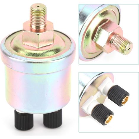 Universeller Öldrucksensor, 1/8 NPT Ersatztransmitter, kompatibel mit Manometer, Kfz-Ersatzteil. (1/5)