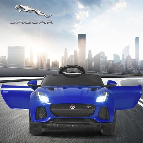 Voiture Électrique 12V pour Enfants 3-8 Ans avec Télécommande 2.4G Suspension à Ressorts et 2 Portes Verrouillables Bleu CW1396 Maison Chic (1/3)