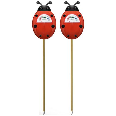 Humidimètre de sol 2 pièces, kits d'outils de jardinage pour l'entretien des plantes, moniteur d'eau pour jardin, ferme, pelouse, utilisation intérieure et extérieure, aucune pile requise (1/5)