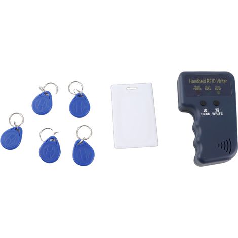 Lecteur-Écrivain RFID Portable Ortviai 125kHz ABS - Duplication Badges T5577 EM4305 Autonome sans Fil Piles AAA (1/5)