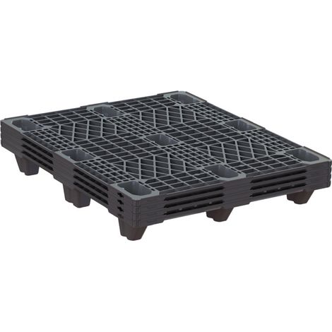 Palet ligero PPHDPE rejillado y encajable 120x100x13cm 9 pies