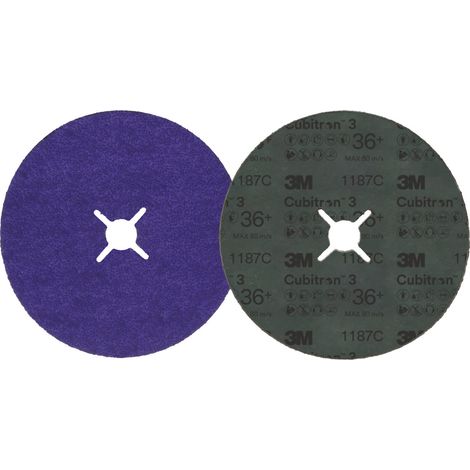 3M - Disco fibrato Cubitron III (CER) 1187C, ⌀ 125 mm, Grana: 36