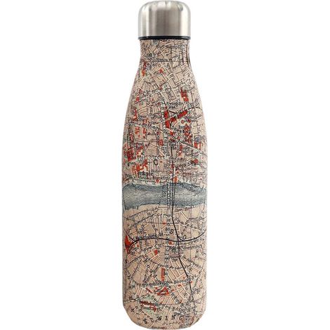 Bouteille isotherme en inox 50 cl City map Modèle 1