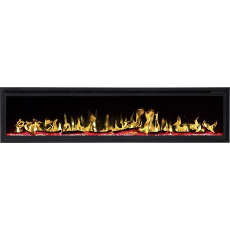Cheminée électrique encastrable et murale Romuald 180cm - 1400/1600 W (1/5)