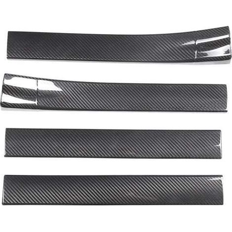 Set of 4 genuine carbon fiber interior door sill trims for Toyota 86/Subaru BRZ 2022 (1/5)