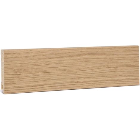 KGM Sockelleiste Eiche furniert geölt 16 x 80 mm Modern 2,4 m
