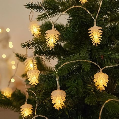 Luci natalizie a stringa 3M con pigne, illuminazione decorativa per esterni per albero, porta, finestra - ALTRO (1/3)