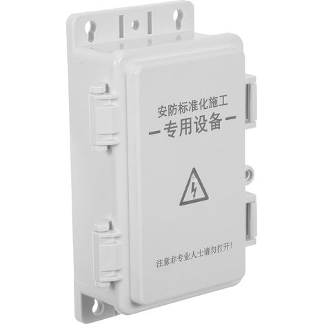 Boîtier de Jonction Électrique Étanche en Plastique 131X82X45 MM Boîte de Raccordement Extérieure pour Caméra de Surveillance Protection Pluie et Poussière Petit Boîtier (1/5)