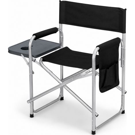 Oypla Folding Lightweight Outdoor Portable Directors Camping Chair