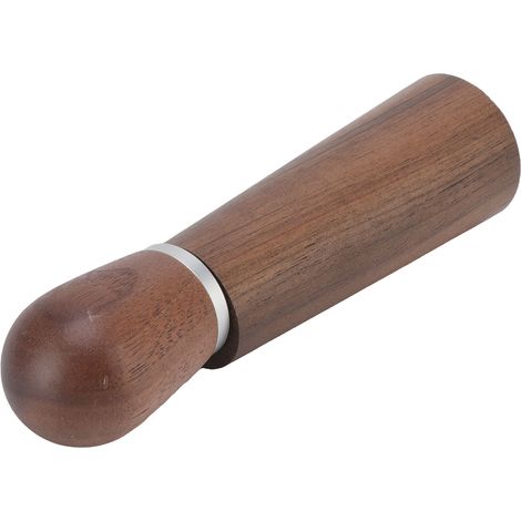 Aiguille à café multifonction avec base en bois pour distribution uniforme - Idéal pour maison, voyage, restaurant