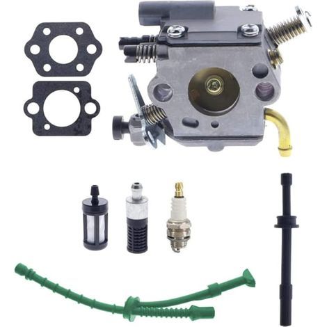 Carburador C1Q-S126B compatible con Stihl MS200, MS200T, 020T, MS 200, MS 200T, motores de motosierra con números de pieza 1129 350 3600 NE y 1129 120 1602, kit de filtro de aire (1/4)