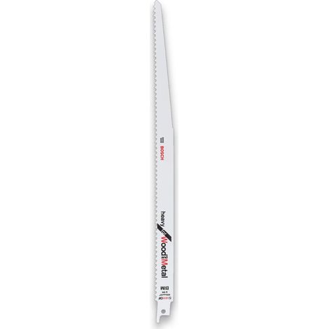 Bosch Accessories 2608654763 Lama per sega universale S 1411 DF - Heavy for Wood and Metal Lunghezza lama della sega 30