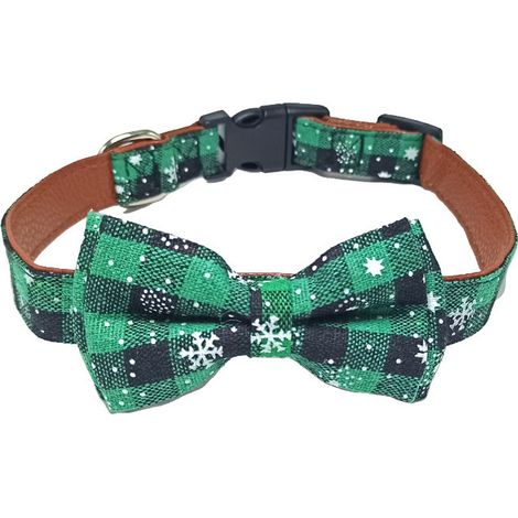 Collier Pour Chien - Collier Festif Noël Rouge Vert - Ajustable Pour Chiens Petits Moyens Grands Et Chats - 1 Pièce (1/5)