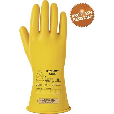 Guante de protección para electricista ActivArmr® RIG0011Y talla 8 amarillo (1/2)