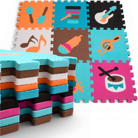 Faltbare Schaumstoff-Puzzlematte für Kinder zum Spielen auf dem Boden – ideal für den ersten Geburtstag (1/5)