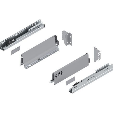 Blum Tandembox antaro M Schubladenschienen-Set  1 Paar, 30kg 300mm  Vollauszug Blumotion, grau