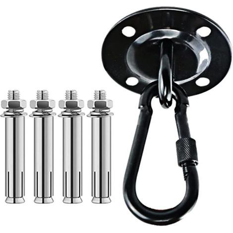 Crochet de Plafond en Acier Inoxydable, Suspension pour Fauteuil Suspendu, Crochet de Fixation Murale pour Hamac Suspendu (1/4)