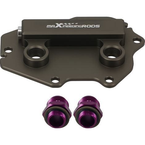 Adattatore AN10 Sandwich Olio Termostatico CNC for BMW 325 330 G20 (1/5)