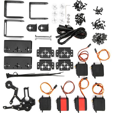 Pince mécanique flexible pour robot DIY, contrôle libre sans serrage, accessoire fluide et lisse 4264 (1/5)