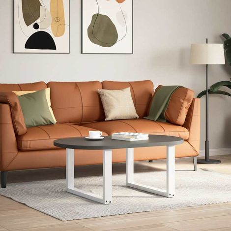 Maison Exclusive - Couchtischbeine U-Form 2 Stk. Weiß 60x(42-43)