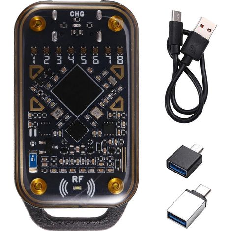 Chameleon Ultra RFID-Chip-Lesegerät, Smartcard-Emulator, ID-IC 125 kHz 13,56 MHz, Kartendekodierung, NFC-Duplikator (1/5)