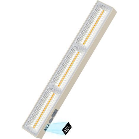 Lampes rechargeables 4000 lumens 30 cm Tube LED Barre lumineuse de travail, 3 modes d'éclairage 5000 mAh Portable IPX6 Étanche Lampe d'urgence magnétique pour camping, pêche, abri de jardin (1/5)