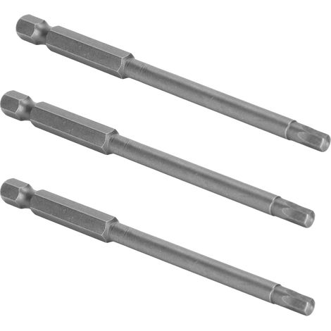 Jeu de 10 embouts magnétiques 4mm en acier allié, tige hexagonale 1/4 de pouce, accessoires pour tournevis (1/5)