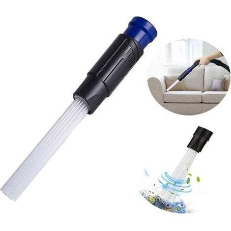 pair Embout Aspirateur Passe Partout, Accessoire Brosse Aspirateur, Dust Brosse Accessoires Aspirateur, Tuyaux d’aspirateur Universel pour Air Vents/Tiroirs/Voiture/Outils/Artisanat (1/4)