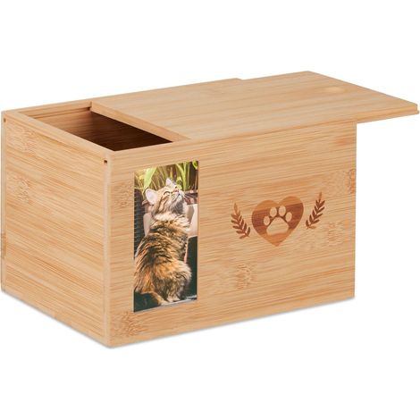 Urna in bambù per animali domestici