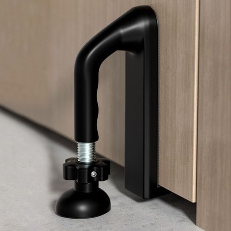 Protection anti-effraction de porte, protection anti-effraction, sécurité de porte intérieure, serrure de porte portable, dispositif de sécurité butée de porte réglable pour la protection personnelle (1/5)