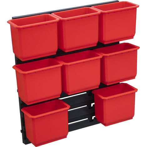 Juego de contenedores con tablero perforado QBRICK SYSTEM ONE 200 XL DOS