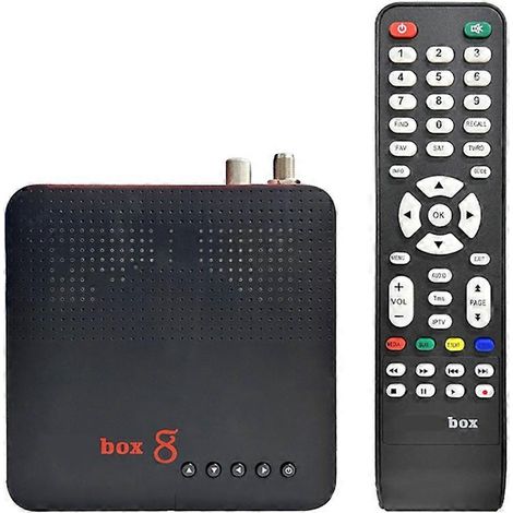 Récepteur satellite Hellobox 8 avec WiFi intégré, Auto-PowerVu DVB-S2 S2X T2/C H.265 HEVC pour une diffusion en continu sans interruption (UE) (1/5)