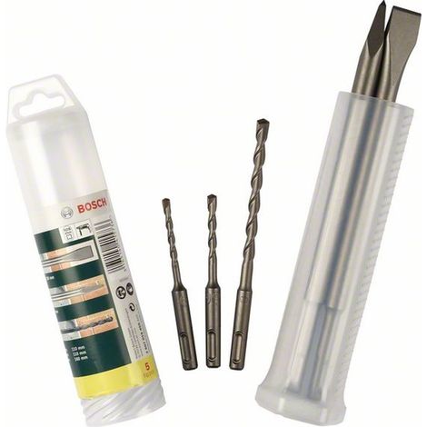 Bosch Meißel- und Hammerbohrer-Set mit SDS plus, 5-teilig, 5 - 8 (1/4)